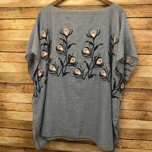 Boutique embroidered blouse